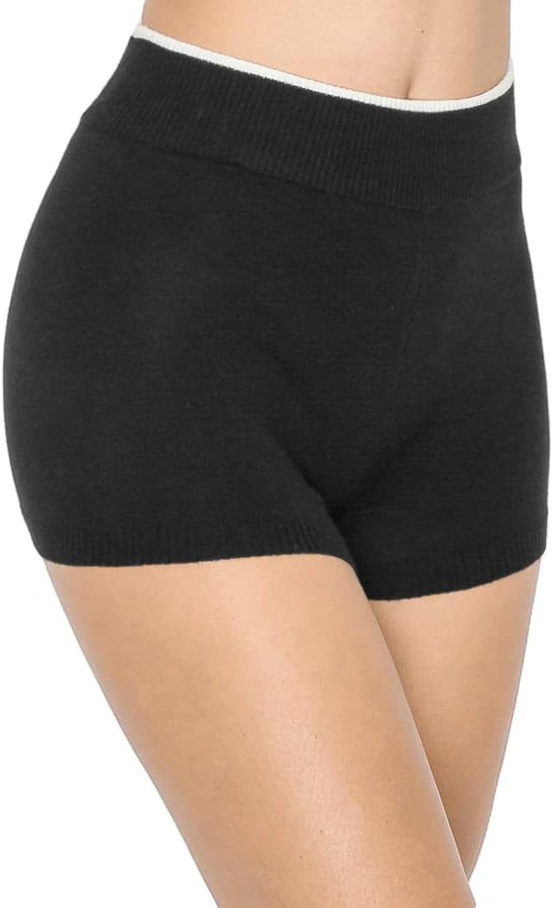 FlexPant™: Premium High RIse Soft Solid Stretch Women's Workout Yoga Shorts - Your Essential for Cheerleading, Running, Dance, and Volleyball