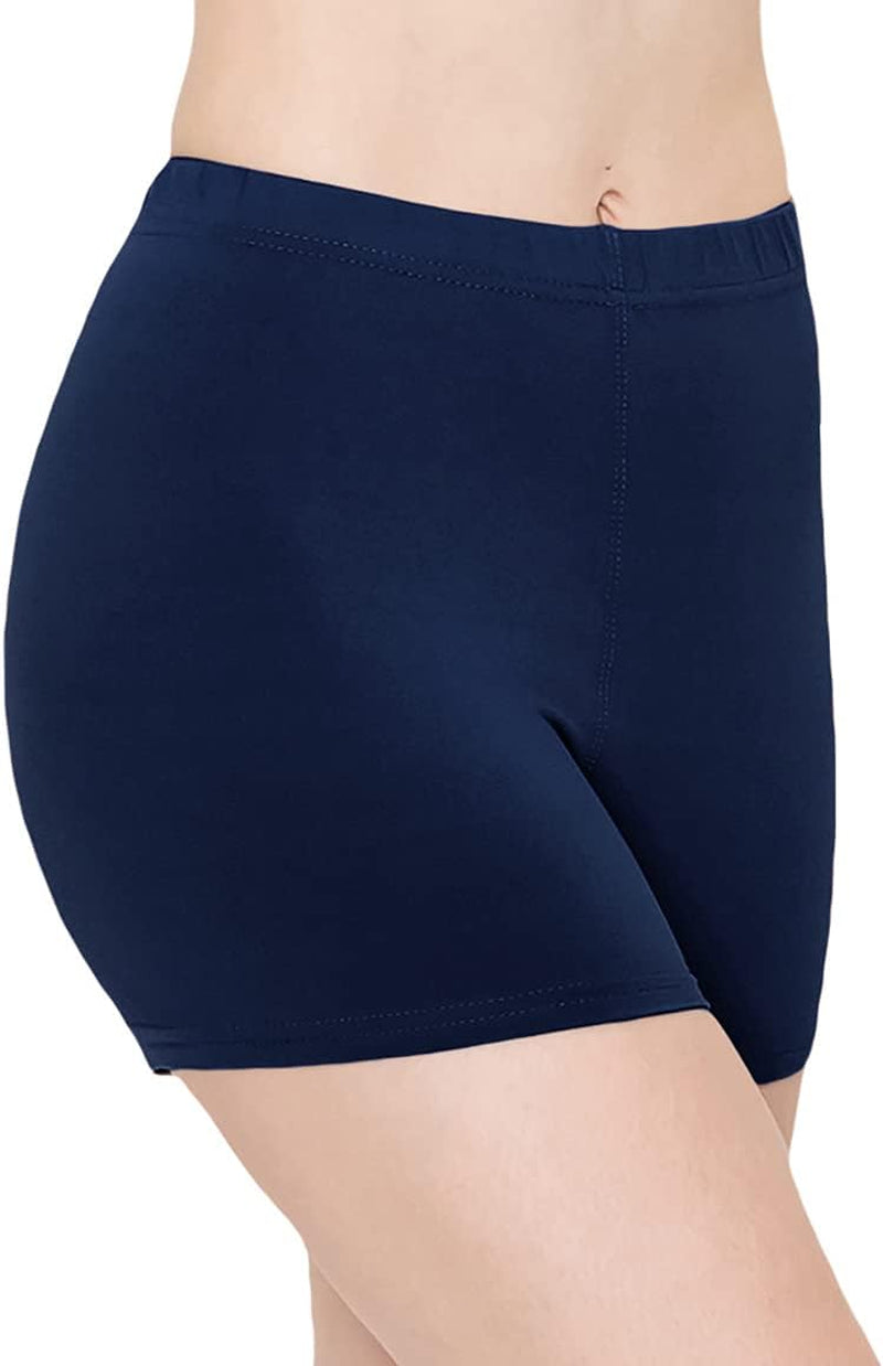 FlexPant™: Premium High RIse Soft Solid Stretch Women's Workout Yoga Shorts - Your Essential for Cheerleading, Running, Dance, and Volleyball