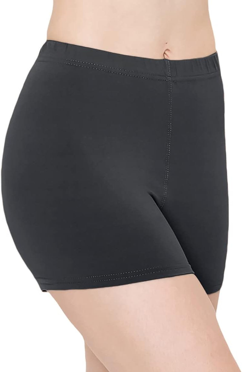 FlexPant™: Premium High RIse Soft Solid Stretch Women's Workout Yoga Shorts - Your Essential for Cheerleading, Running, Dance, and Volleyball