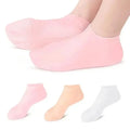 SpaSox™: Silicone Moisturizing Gel Socks - Exfoliate, Hydrate, and Protect Against Dry, Cracked Skin