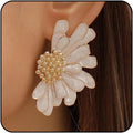 Bold Statement Floral Earrings 