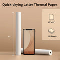  A4 Thermal Paper: BPA-Free Inkless Printing for Wireless Bluetooth A40/X8 Printers