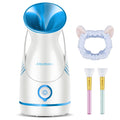 GlowGlam Facial Steamer™: Nano Ionic Facial Steamer and Humidifier - 5 Piece Stainless Steel Skin Kit