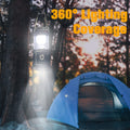 LightHaven™: Collapsible Portable LED Camping Lantern - Waterproof, Solar & USB Rechargeable, Ideal for Camping, Hiking, and Emergency Preparedness - 4-Pack