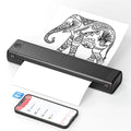 PrintWave™: Portable A4 Thermal Printer - Wireless Mobile Printing for Car & Office, Supports 8.26