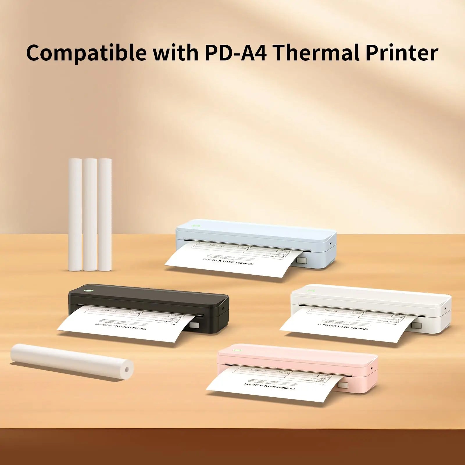  A4 Thermal Paper: BPA-Free Inkless Printing for Wireless Bluetooth A40/X8 Printers"