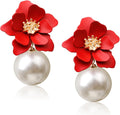Pearl Petals™: Elegant Colorful Pearl Stud Earrings