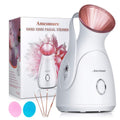 GlowGlam Facial Steamer™: Nano Ionic Facial Steamer and Humidifier - 5 Piece Stainless Steel Skin Kit