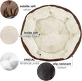 CozyPaws™: Small Dog Bed & Cat Bed - Extra Soft, Machine Washable, Anti-Slip, Water-Resistant Bottom - Perfect for Puppies, Kittens, and Indoor Pets