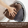CozyPaws™: Small Dog Bed & Cat Bed - Extra Soft, Machine Washable, Anti-Slip, Water-Resistant Bottom - Perfect for Puppies, Kittens, and Indoor Pets