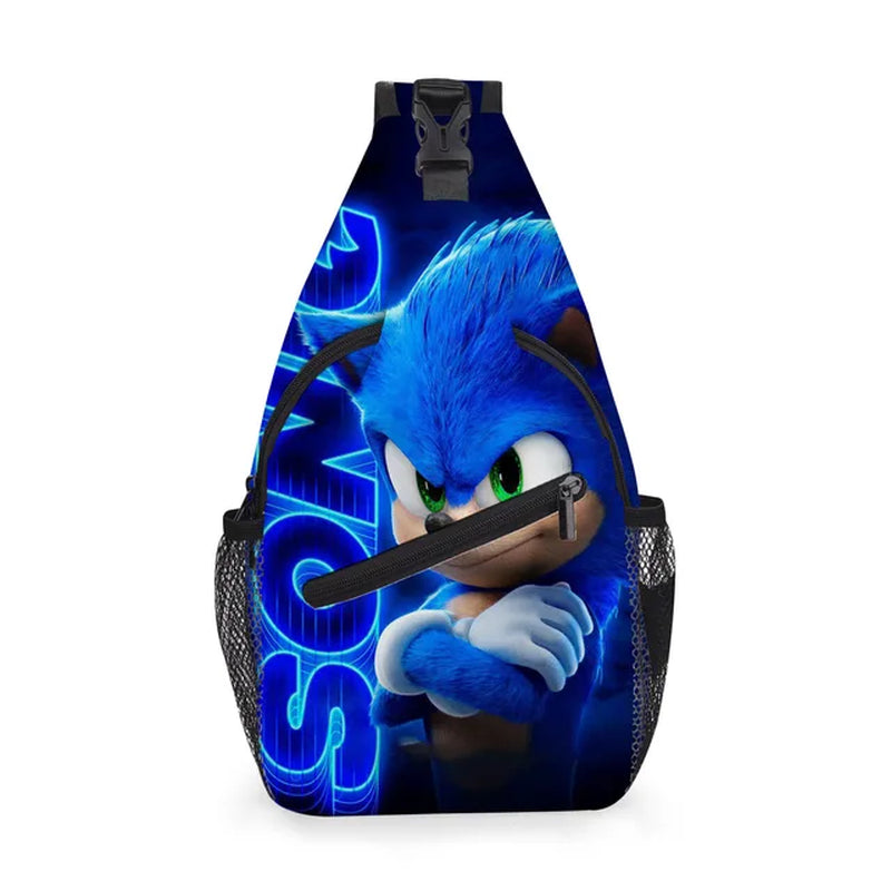 SonicSpeed™: Trendy Cross-Body Waist Bag for Primary & Secondary Students - Stylish Small Shoulder Bag for Outdoor Travel"