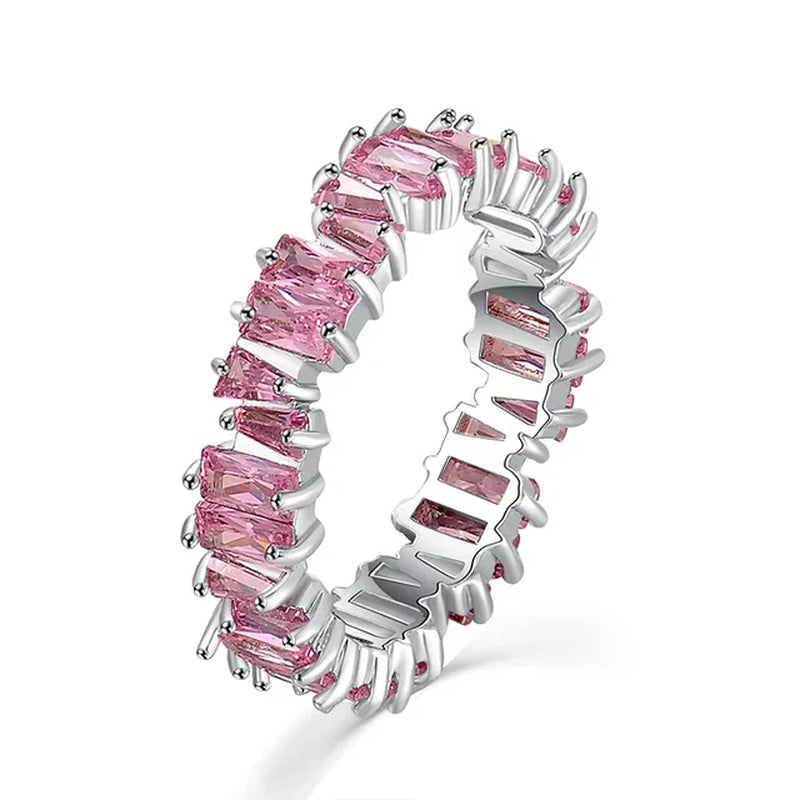 Double Dazzle Luxury Pink Diamond Ring  