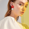 Pearl Petals™: Elegant Colorful Pearl Stud Earrings