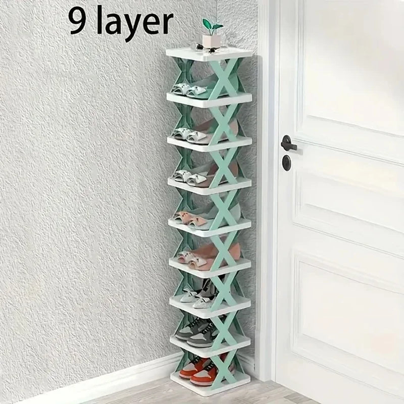 SpaceSaver™: Detachable Shoe Rack Storage Organizer - Multi-Layered, Simple Shoe Shelf Cabinet for Household Organization