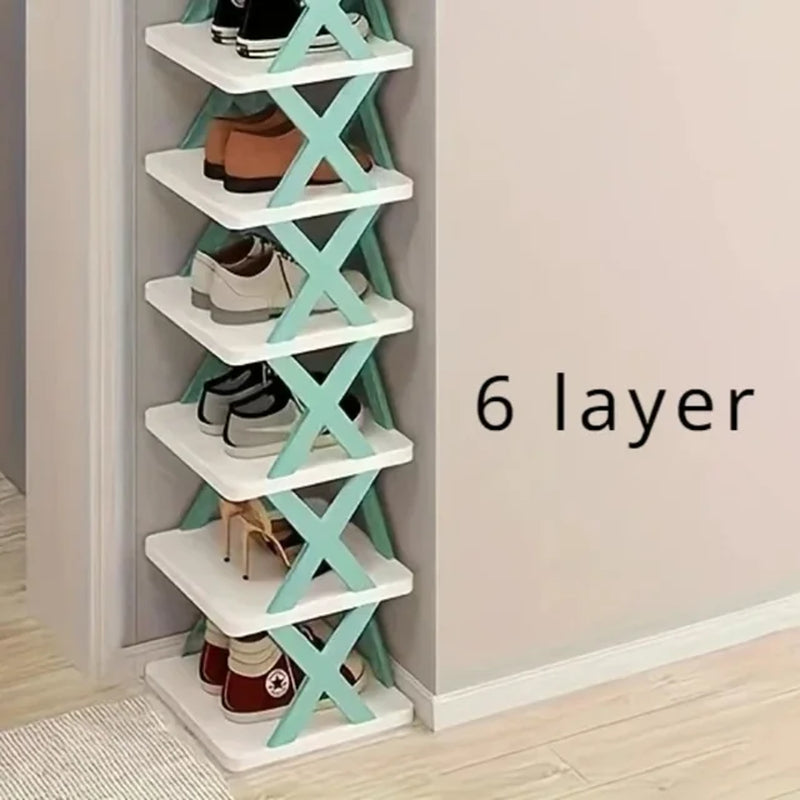 SpaceSaver™: Detachable Shoe Rack Storage Organizer - Multi-Layered, Simple Shoe Shelf Cabinet for Household Organization