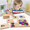 NumBoard™: Wooden Number Tracing & Counting Set - Montessori Math Learning Toy for Toddlers