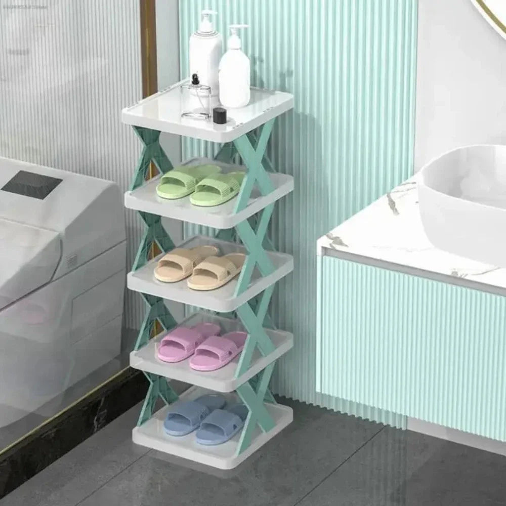 SpaceSaver™: Detachable Shoe Rack Storage Organizer - Multi-Layered, Simple Shoe Shelf Cabinet for Household Organization