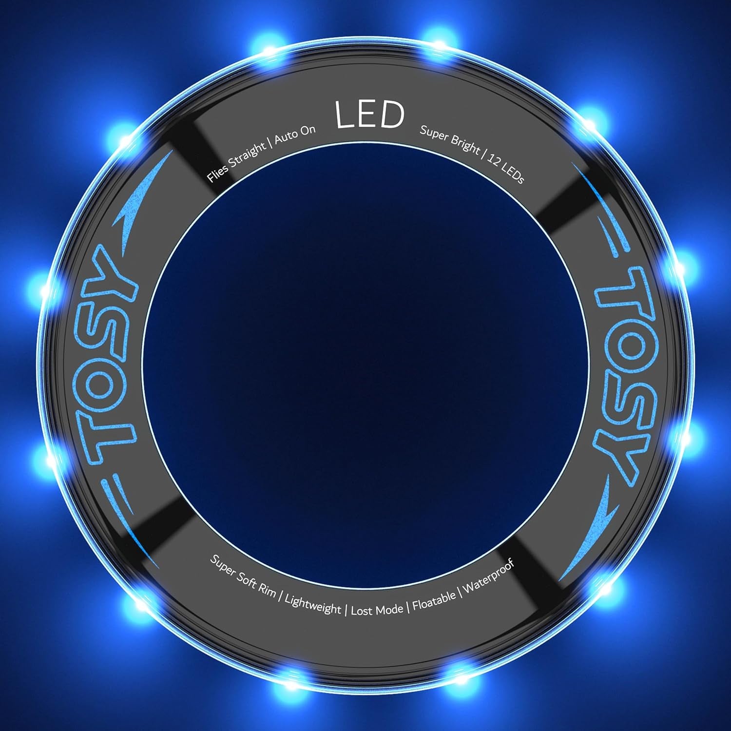 LightWing™: LED Flying Ring - Super Bright, Soft, Waterproof Frisbee for Kids - Perfect for Birthdays, Camping, and Outdoor Fun