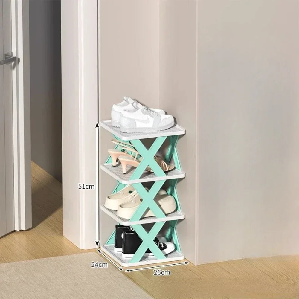 SpaceSaver™: Detachable Shoe Rack Storage Organizer - Multi-Layered, Simple Shoe Shelf Cabinet for Household Organization