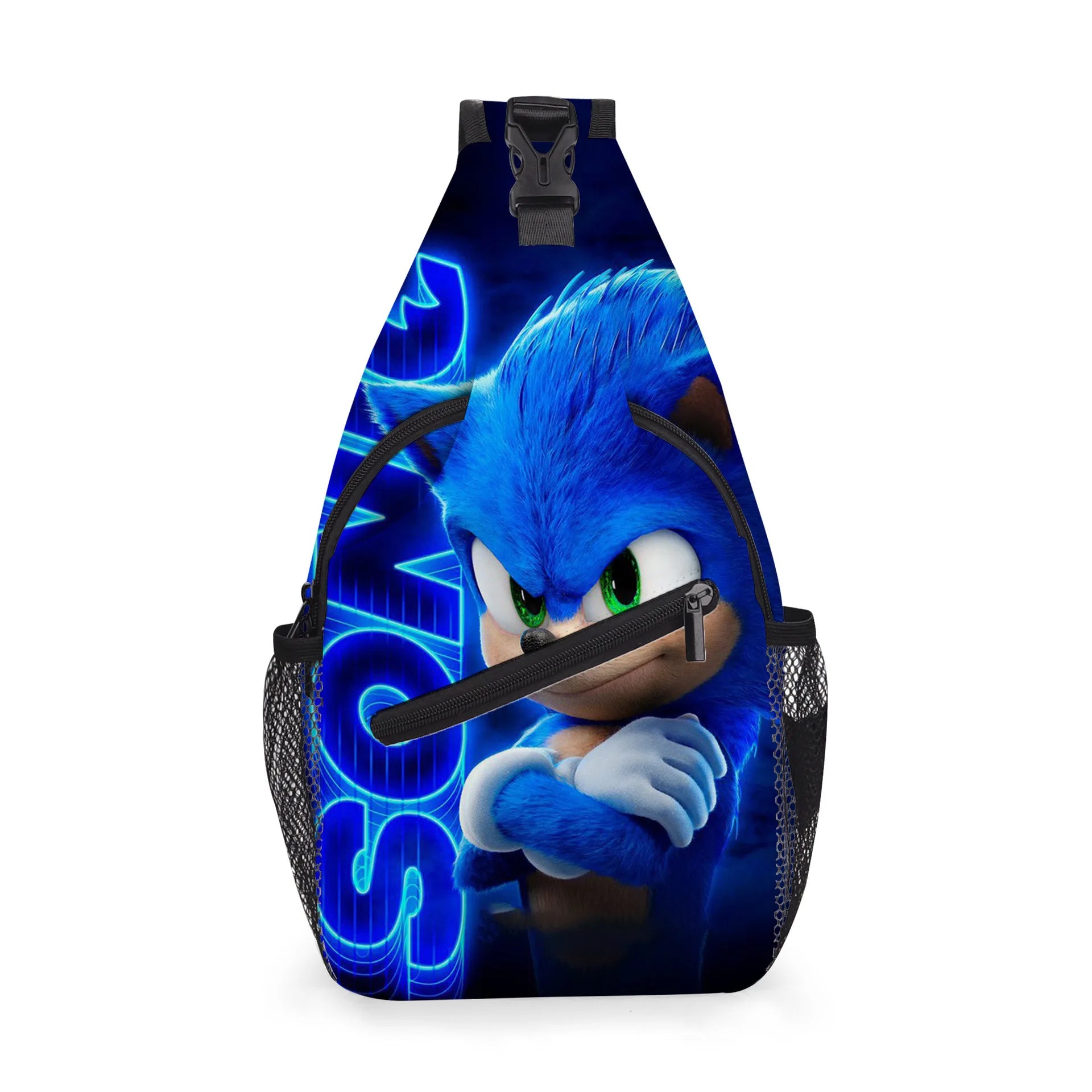 SonicSpeed™: Trendy Cross-Body Waist Bag for Primary & Secondary Students - Stylish Small Shoulder Bag for Outdoor Travel"