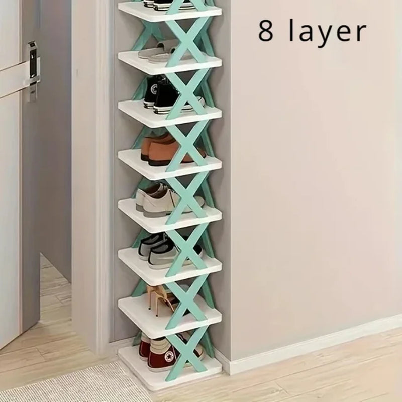 SpaceSaver™: Detachable Shoe Rack Storage Organizer - Multi-Layered, Simple Shoe Shelf Cabinet for Household Organization