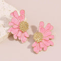 Bold Statement Floral Earrings 