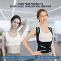 PosturePro™: Adjustable Back Brace & Shoulder Straightener for Complete Support and Pain Relief