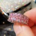 Double Dazzle Luxury Pink Diamond Ring  