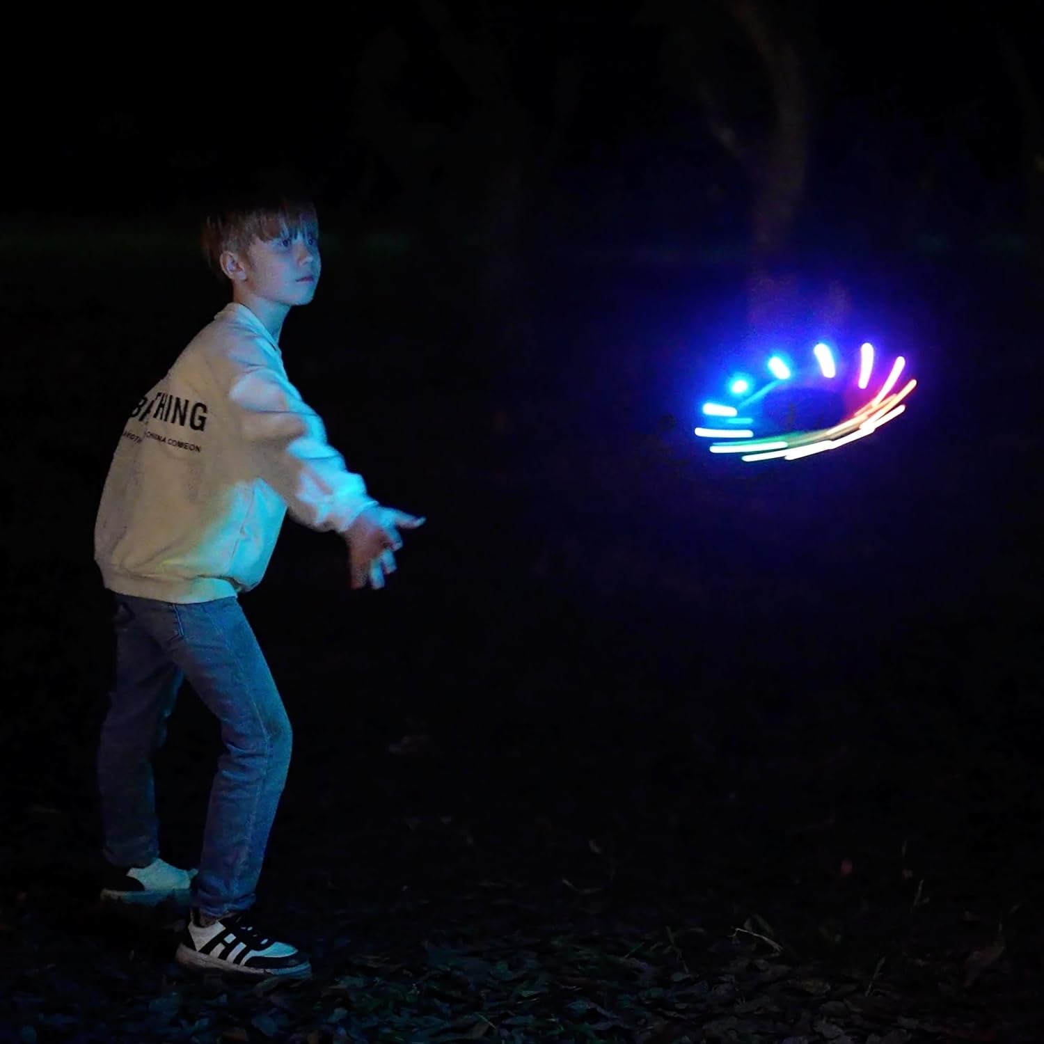 LightWing™: LED Flying Ring - Super Bright, Soft, Waterproof Frisbee for Kids - Perfect for Birthdays, Camping, and Outdoor Fun