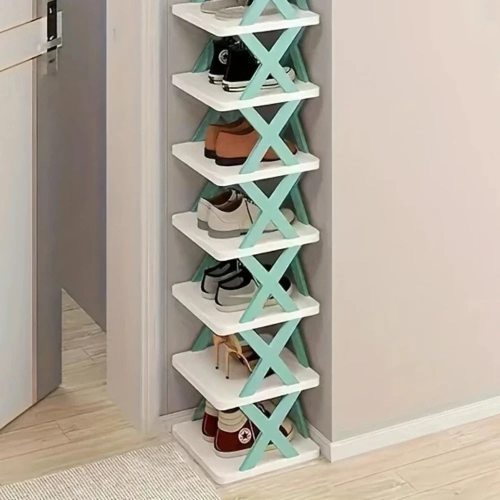SpaceSaver™: Detachable Shoe Rack Storage Organizer - Multi-Layered, Simple Shoe Shelf Cabinet for Household Organization