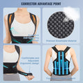 PosturePro™: Adjustable Back Brace & Shoulder Straightener for Complete Support and Pain Relief