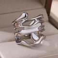 RadiantBands™: Unisex Stainless Steel Rings - Your Ultimate Statement Piece for Every Occasion