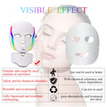 RadiantGlow™: 7 Color LED Facial Neck Mask - Harness the Power of Light Therapy for Glowing Skin