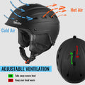 SlopeSafe™: Audio-Compatible Ski and Snowboard Helmet for Men, Women, and Youth - Stay Protected on the Slopes!