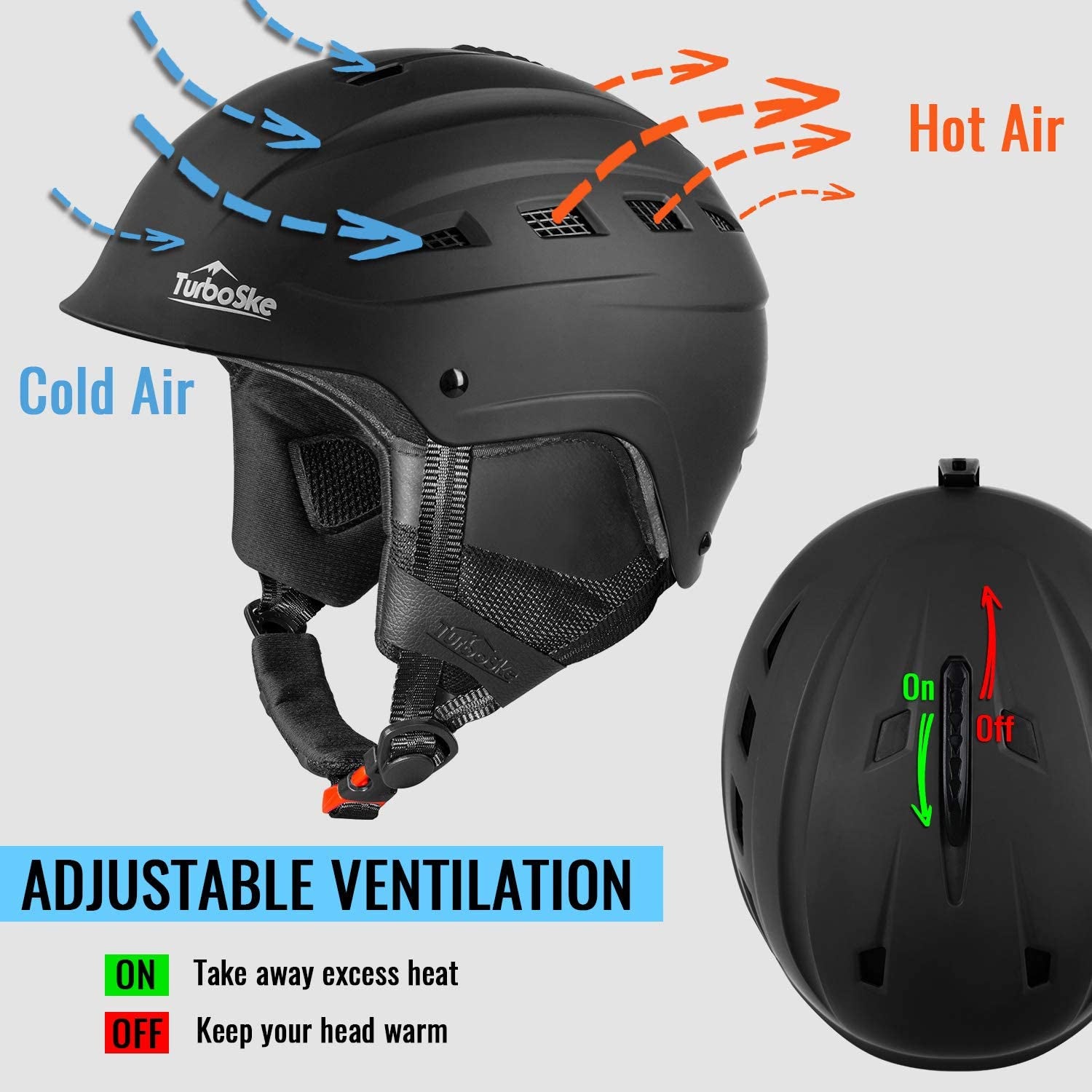 SlopeSafe™: Audio-Compatible Ski and Snowboard Helmet for Men, Women, and Youth - Stay Protected on the Slopes!