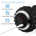 Electric Massage Ball Peanut Gym Yoga Roller Vibrating Lacrosse Ball Muscle Pain Relief Deep Tissue Massager Rechargeable 4Speed