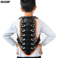 Kids Protective Sports Vest Back Spine Protector Roller Snowboard Skateboarding Ski Body Support Child Safety Jackets MTB