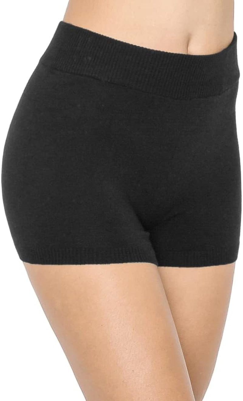 FlexPant™: Premium High RIse Soft Solid Stretch Women's Workout Yoga Shorts - Your Essential for Cheerleading, Running, Dance, and Volleyball