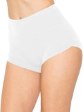 FlexPant™: Premium High RIse Soft Solid Stretch Women's Workout Yoga Shorts - Your Essential for Cheerleading, Running, Dance, and Volleyball