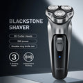 SwiftShave™: Blackstone Electrical Rotary Shaver for Men - 3D Floating Blade, Washable, Type-C USB Rechargeable, Precision Beard Grooming