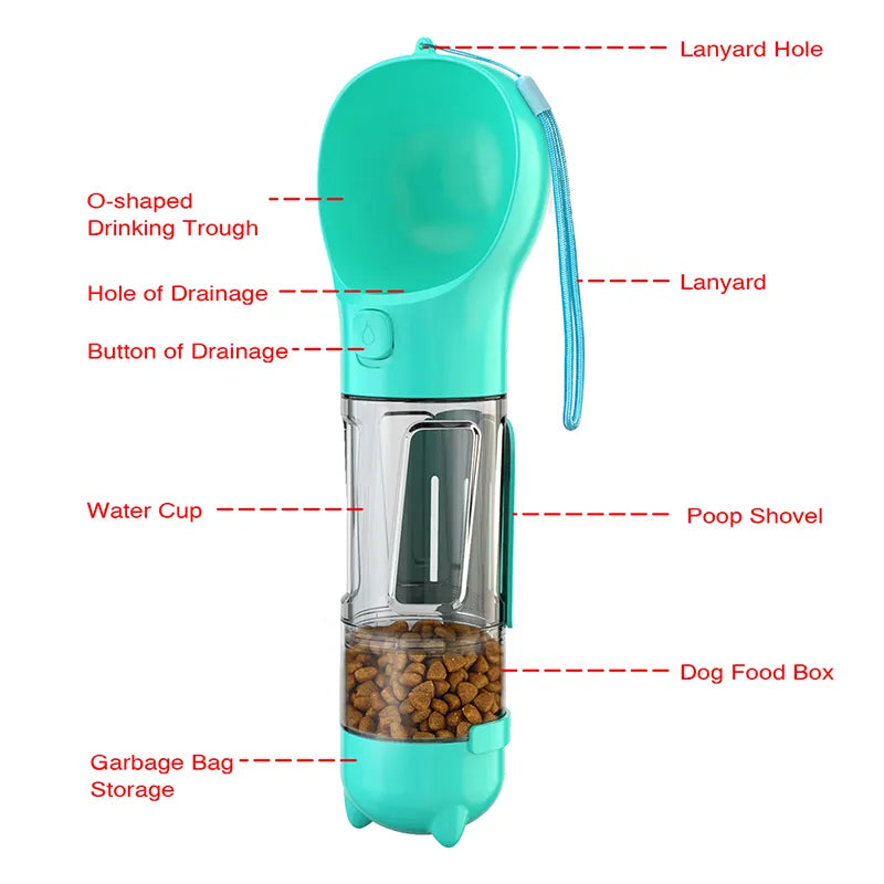 Divas Pet Drinkware™- Pet Multi Functional Water Bottle