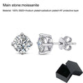 Moissanite Stud Earrings