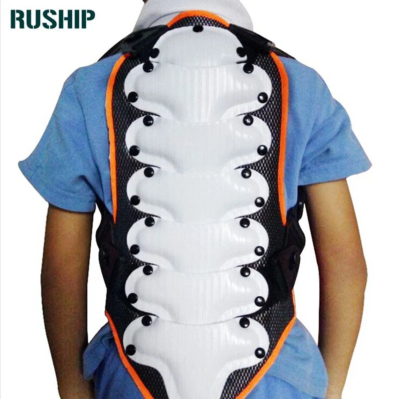 Kids Protective Sports Vest Back Spine Protector Roller Snowboard Skateboarding Ski Body Support Child Safety Jackets MTB