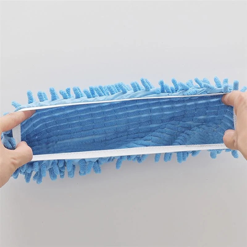 10PCS Chenille Dust Mop Slippers Foot Socks Mop Caps Multi-Function Floor Cleaning Lazy Shoe Covers Dust Hair Cleaner