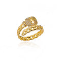  Sunflower Gold Plated Party Ring 