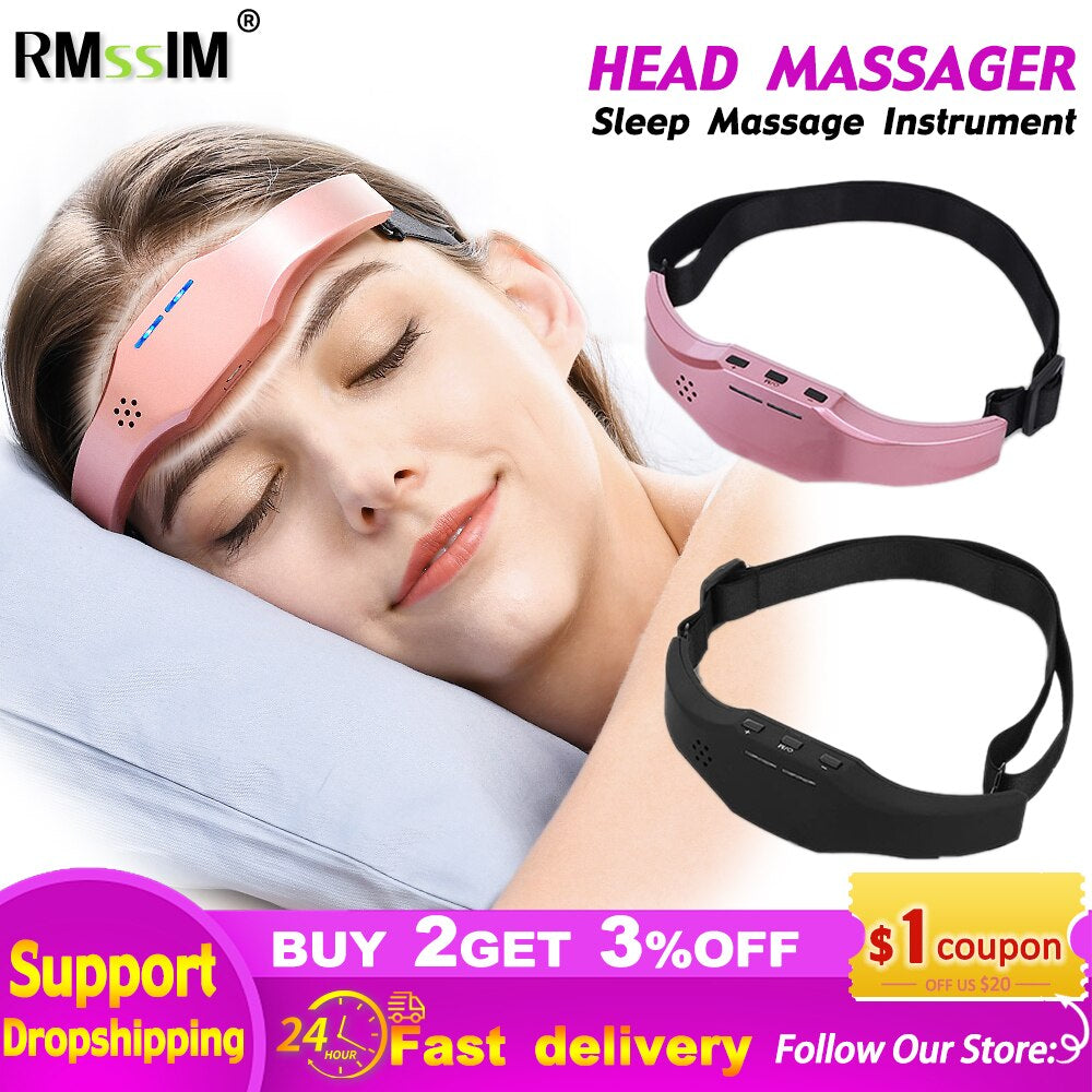 PainEase™: Electric Headache & Migraine Relief Head Massager - Your Ultimate Sleep Therapy Companion