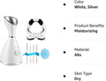 SteamEase™- Portable Nano Facial Steamer - Your Personal Home Skin Spa for Sinus Relief and Blackhead Cleansing. 