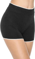 FlexPant™: Premium High RIse Soft Solid Stretch Women's Workout Yoga Shorts - Your Essential for Cheerleading, Running, Dance, and Volleyball