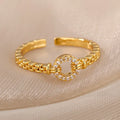  Sunflower Gold Plated Party Ring 