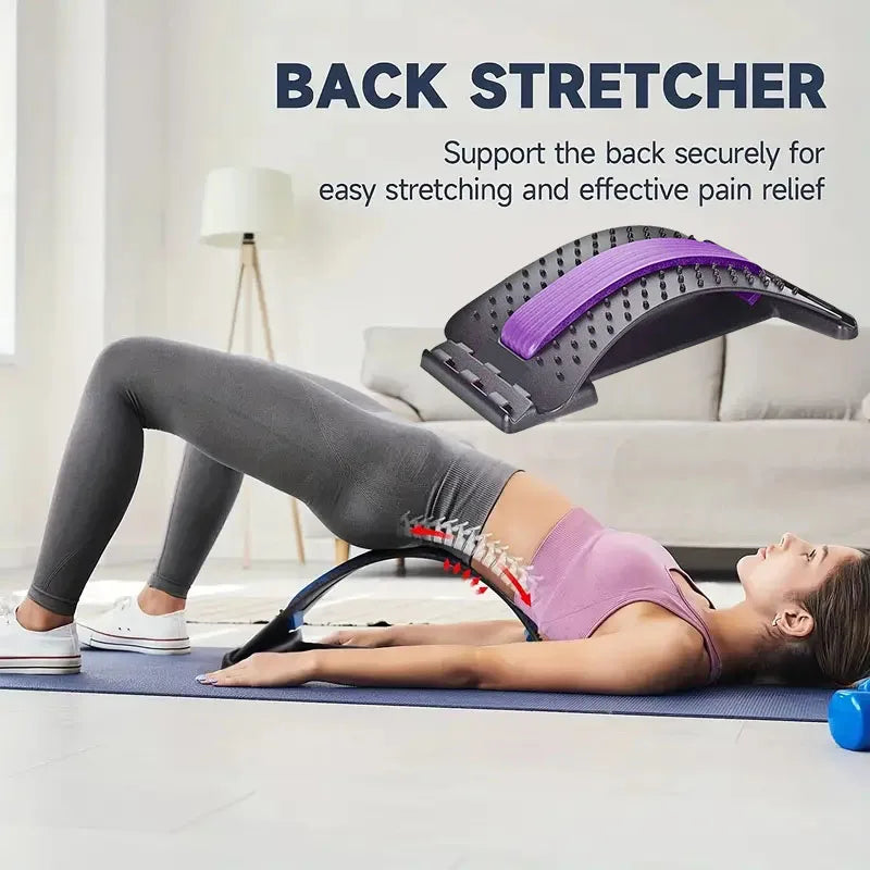 LuminaFlex™: Orthopedic Back Stretcher- Achieve Relief and Correct Posture with Our Back Stretch Lumbar and Spine Corrector